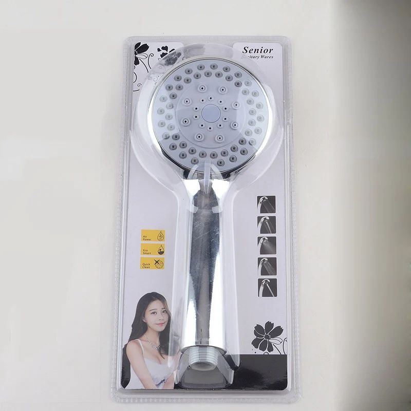 High Pressure Handheld Shower Head 5 Mode Adjustable Large Water Outlet