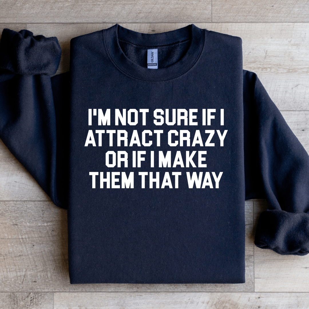 I'm Not Sure If I Attract Crazy Sweatshirt