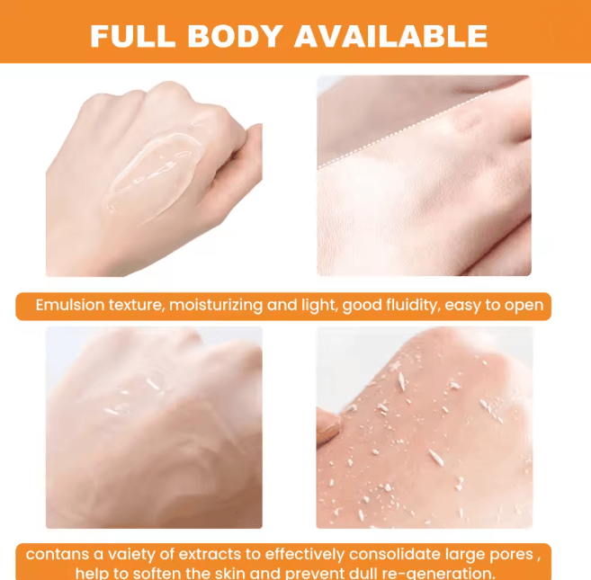 Orange Gentle Exfoliating Gel Brightening Skin Repair