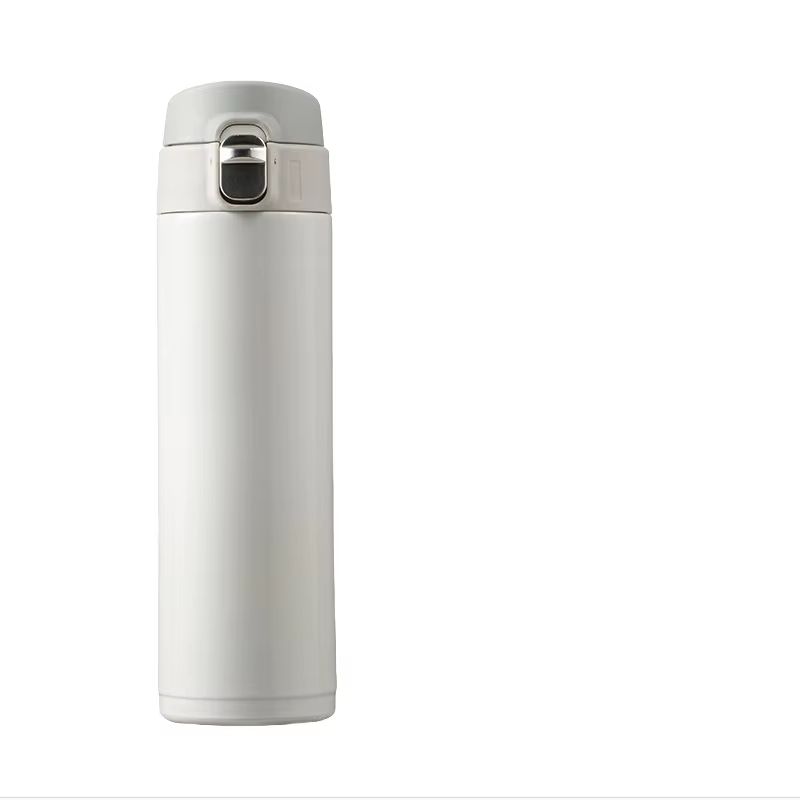 Students School Thermos Cup Creative Bullet Cover Direct Drinking Water Bottle 500 ml (16.91 fl oz)