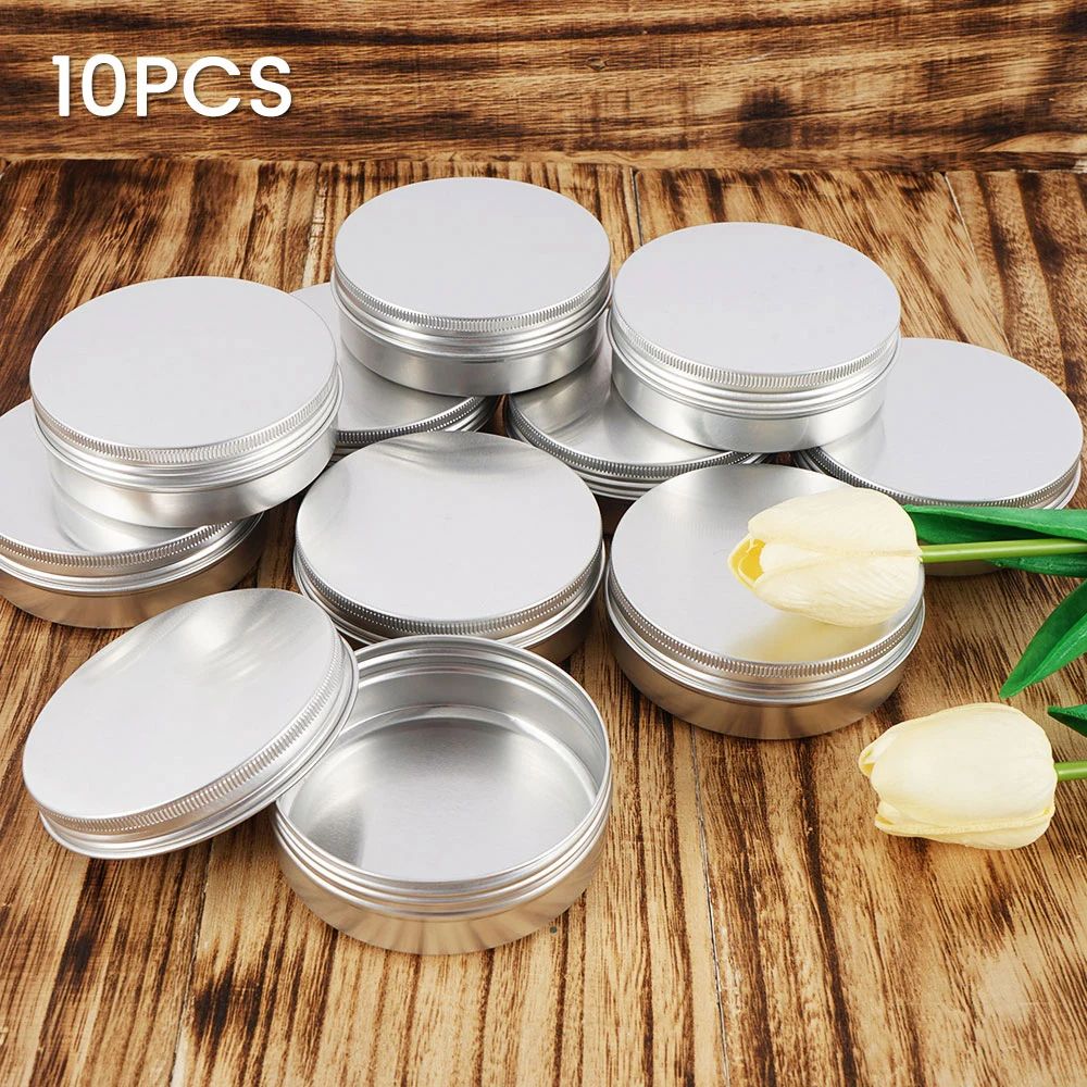 Refillable Aluminum Tin Container Set