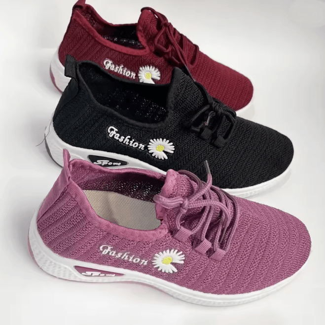 Womens Breathable Running Shoes Lightweight Soft Sole Casual Sneakers