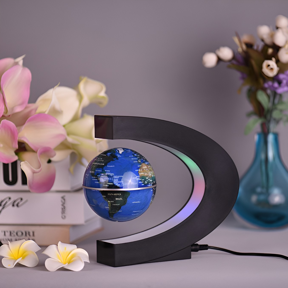 Anti-Gravity Magnetic Floating Globe World Map With Led Light