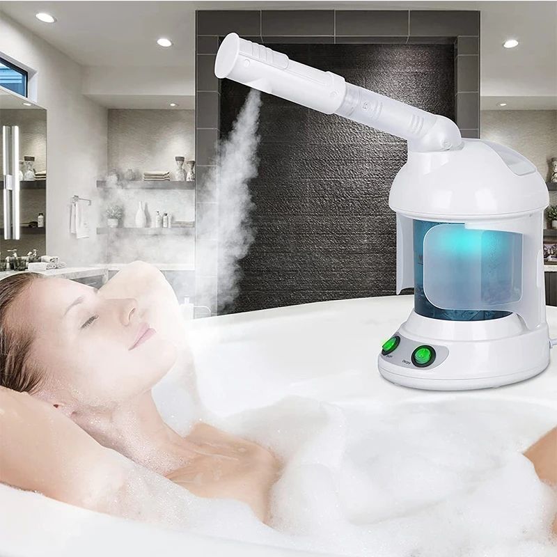 NanoGlow 2-in-1 Facial and Hair Steamer with Ozone Hot Mist Hydration