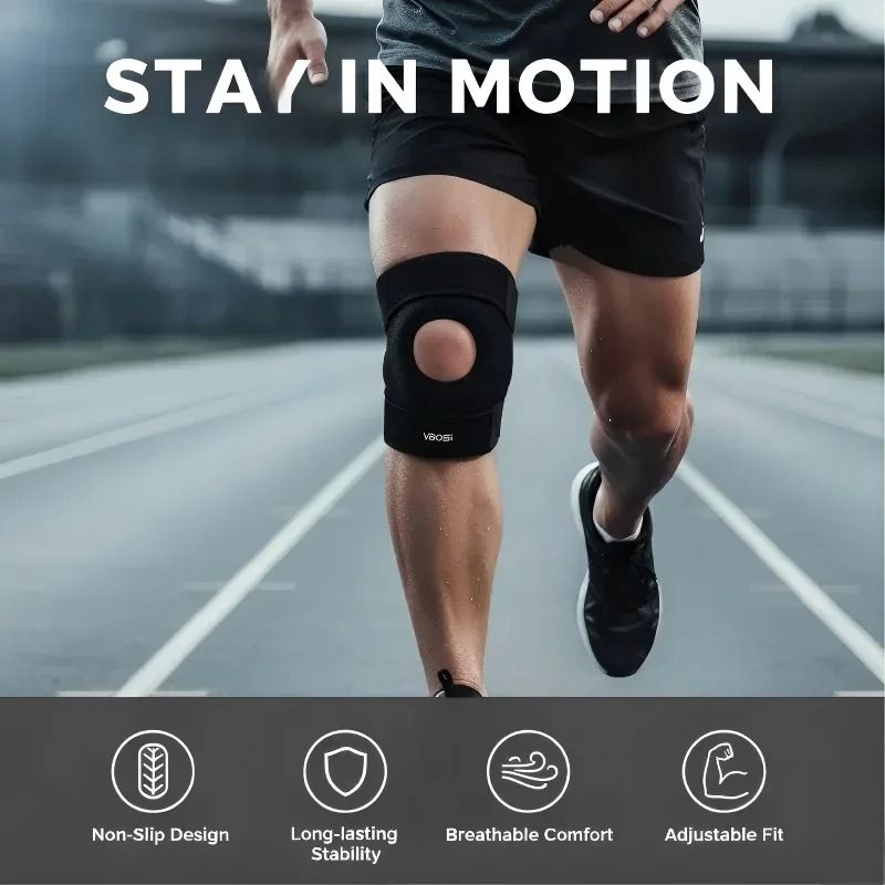 Precision Dual Strap Open Patella Stabilizing Wrap