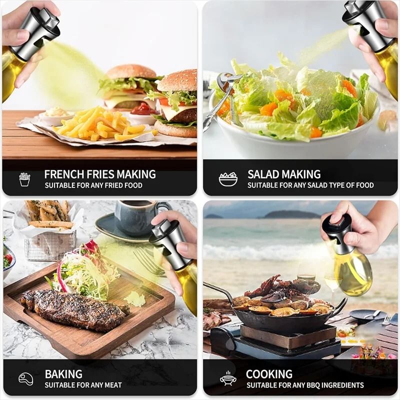 Professional Precision Glass Olive Oil Sprayer and Healthy Cooking Mister