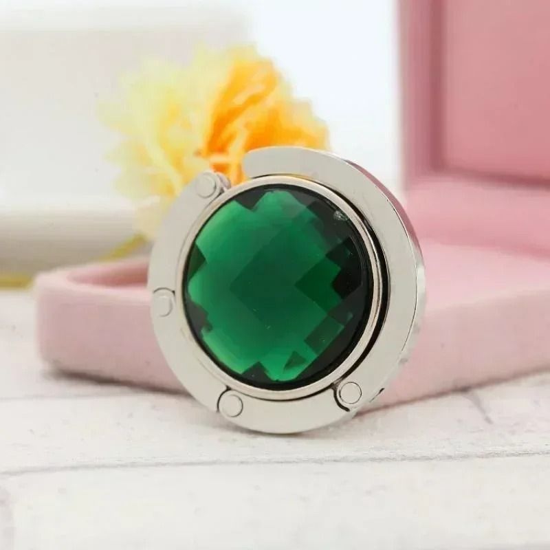 Foldable Crystal Purse Hook and Table Bag Holder