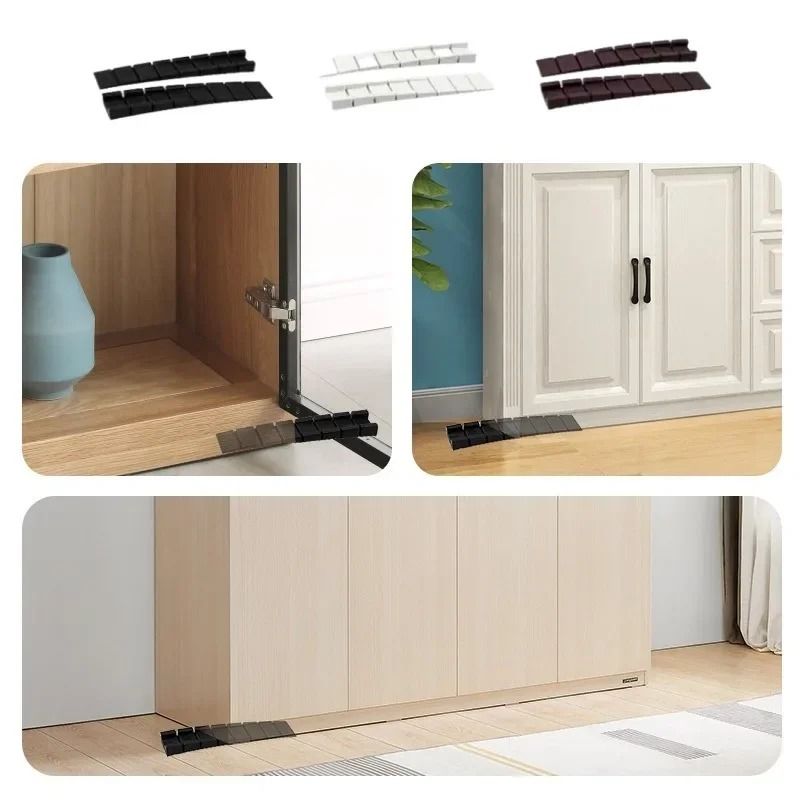 Flexible Plastic Shims Wedges Furniture Leveling Pads Set