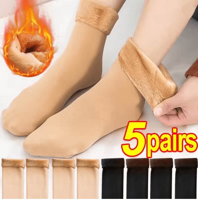 VelvetWarm Winter Thermal Plush Socks for Women