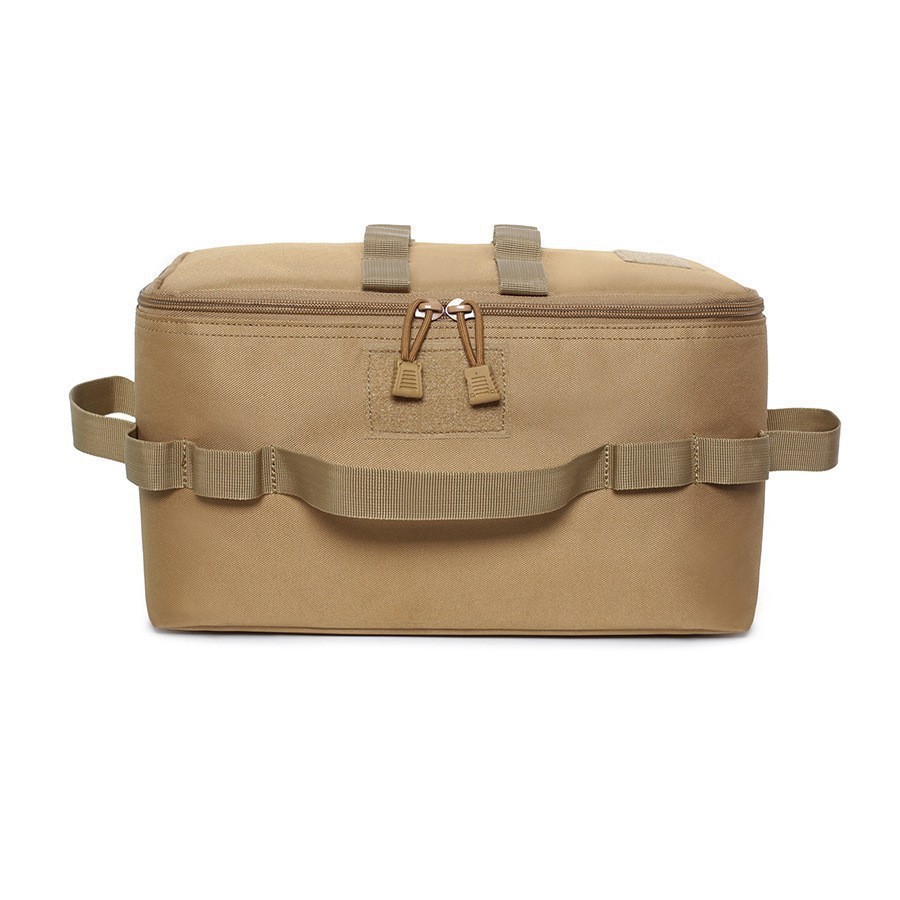 Large Outdoor Camping Gas Tank Storage Bag with Tool & Cookware Organizer