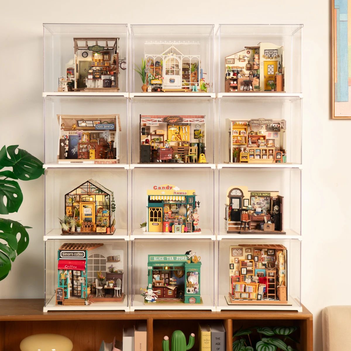 Robotime Rolife Miniature House Display Box