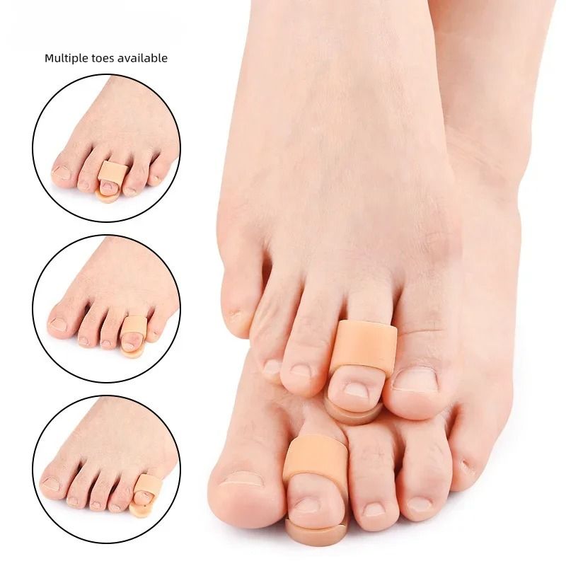 Silicone Toe Straightener and Bunion Relief Pad Set