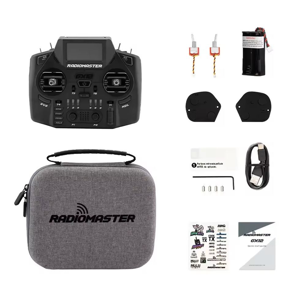 3D CNC Hall Gimbal Dual Band Radio Controller with ExpressLRS