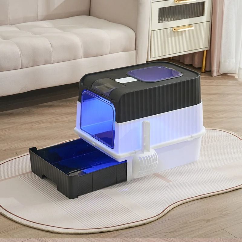 Fully Enclosed Anti-Splash Cat Litter Box