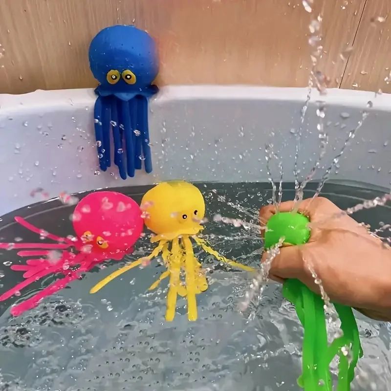 Playful Octopus Squirting Water Toy Set
