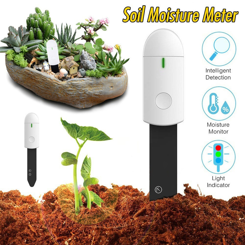 Intelligent Soil Moisture Meter Plant & Garden Soil Water Tester with LED Indicator