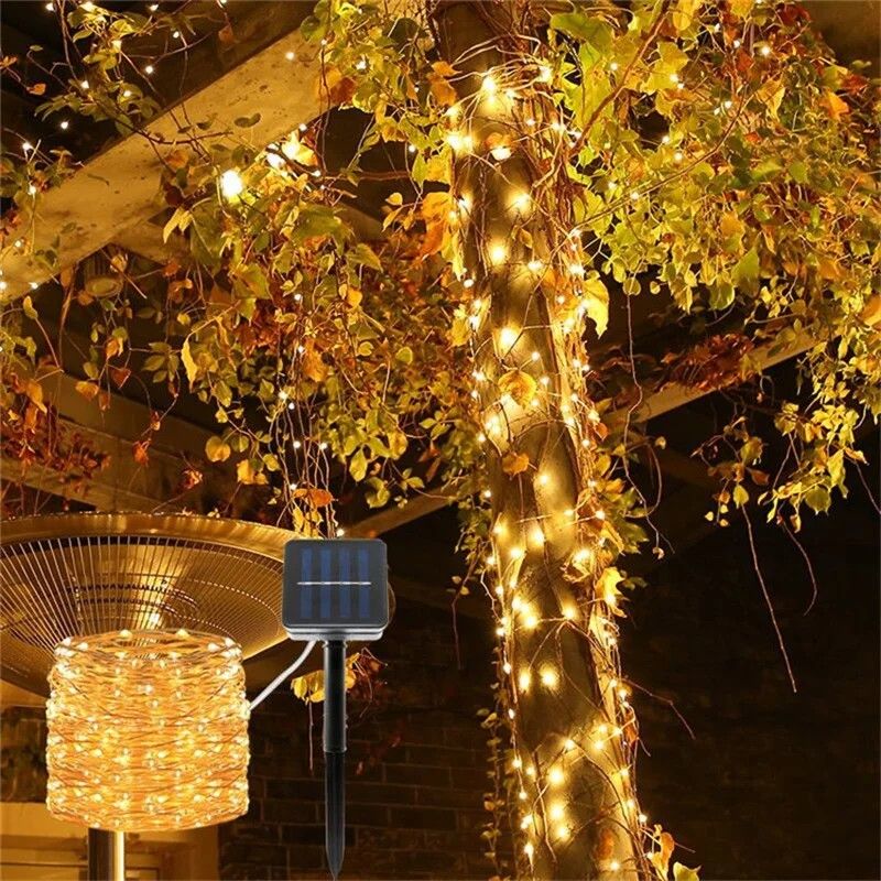 Outdoor Solar LED Fairy String Lights