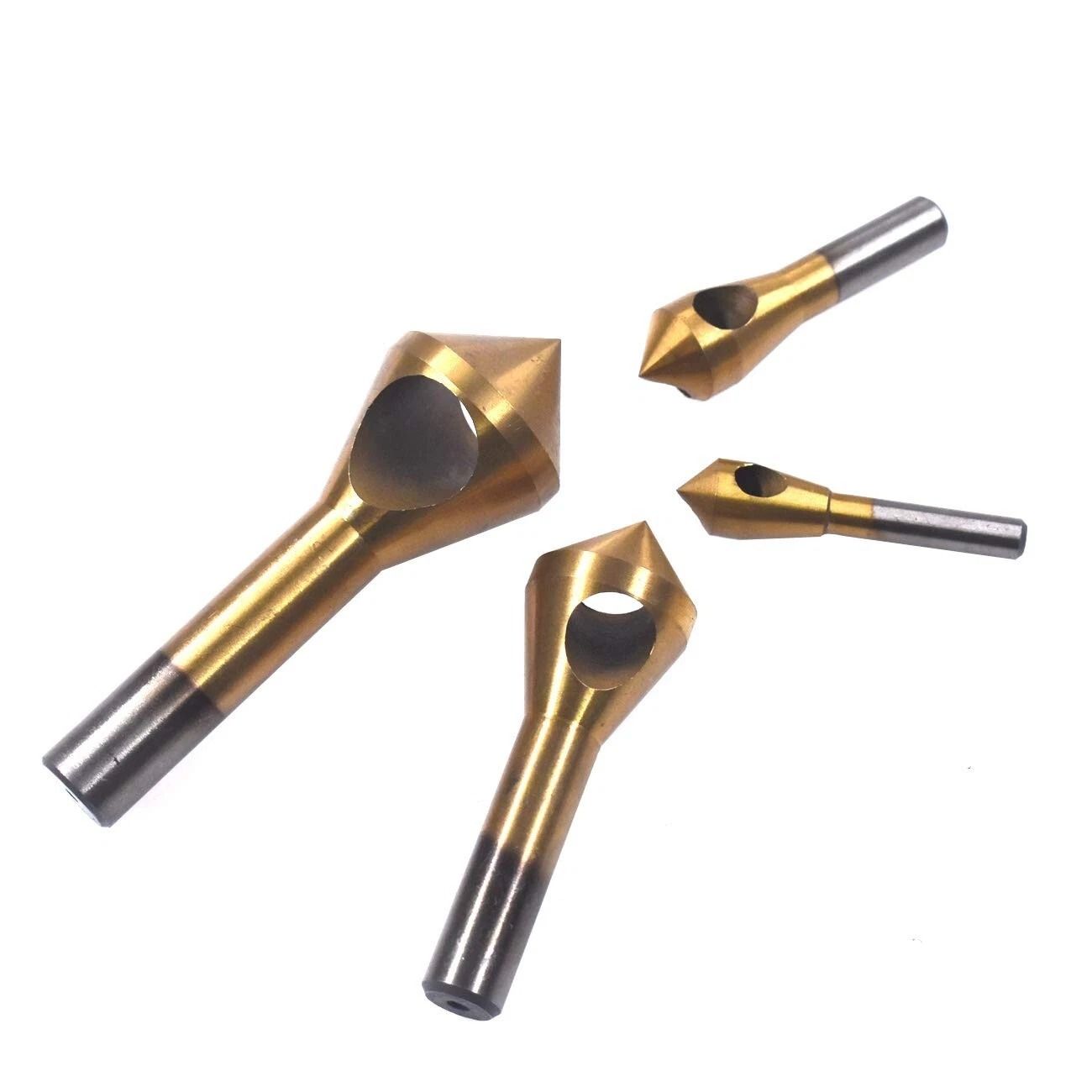 Deburring Chamfer Countersink Drill Bits Set, Cutting Metal Tool Kit