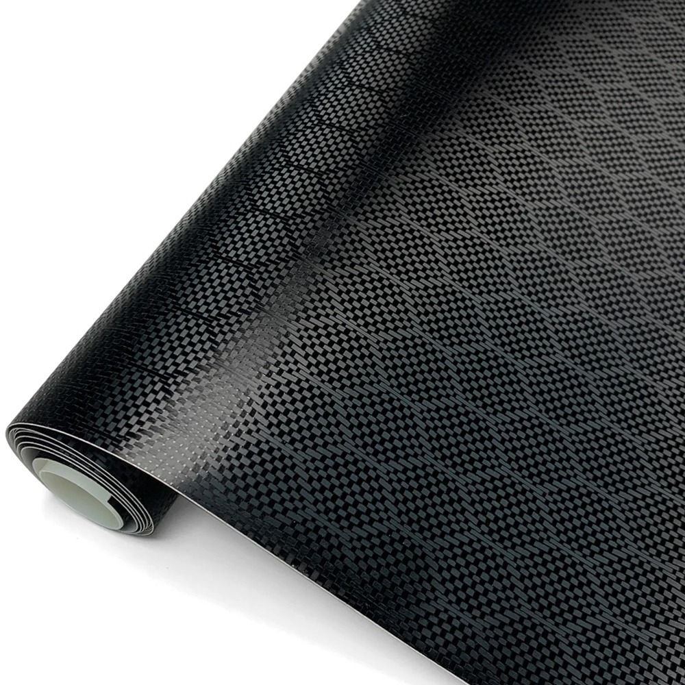 Carbon Fiber Vinyl Wrap Sticker Self Adhesive Waterproof Car Protection Film