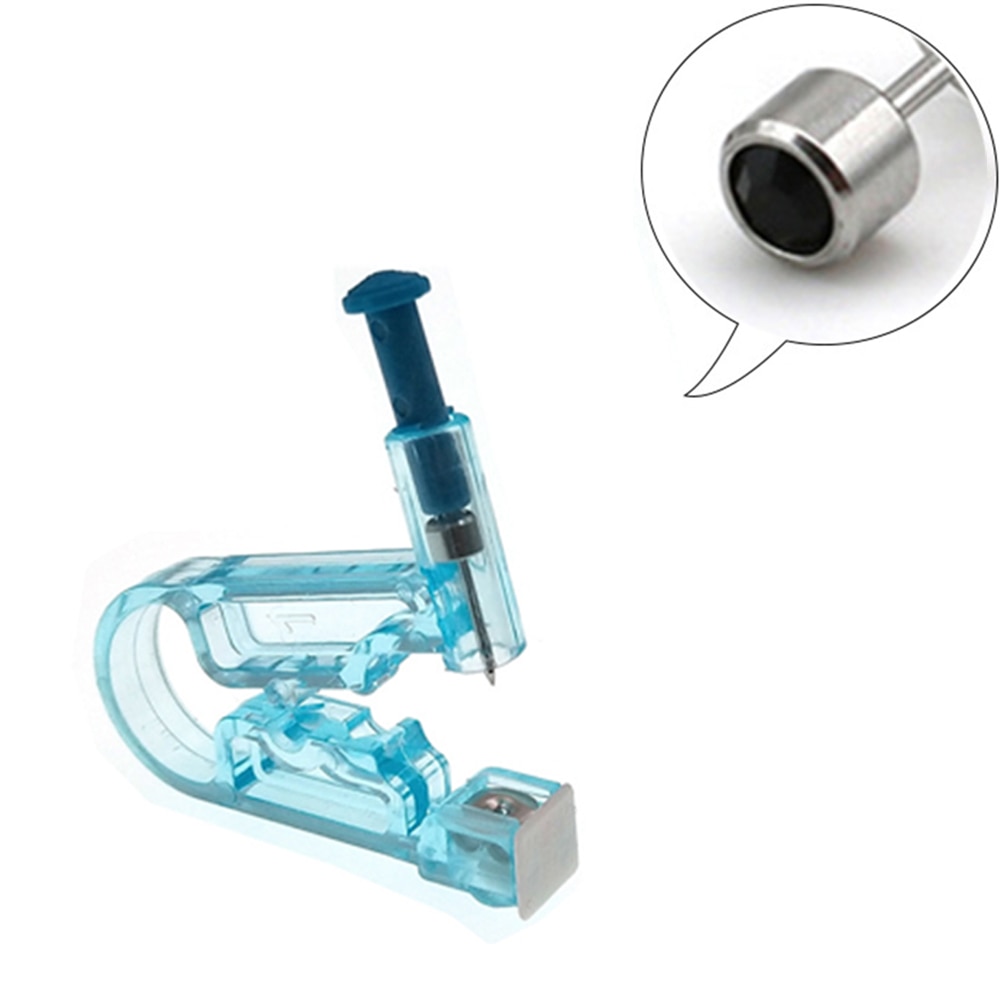 Disposable Sterile Ear Piercing Kit: Cartilage, Tragus, Helix Gun with No Pain - 1/2/4Pcs Piercer Tool & Stud Jewelry