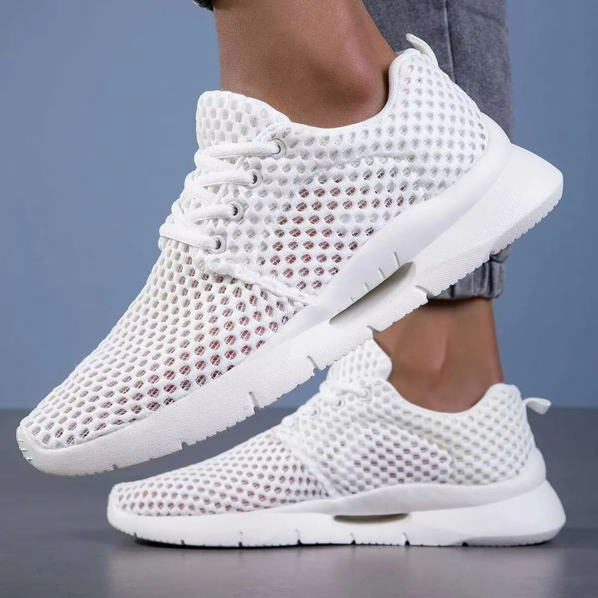 MeshGlide Men's Lace-Free Breathable Driving Sneakers