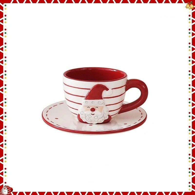 Santa Claus Ceramic Coffee Tea Set