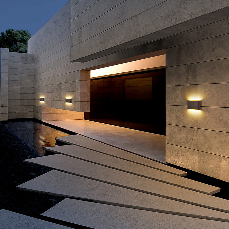 Waterproof LED Outdoor Wall Lamp, Aluminum Wall Sconce, Indoor Bedroom, Balcony Wall Light, Living Room Home Lighting