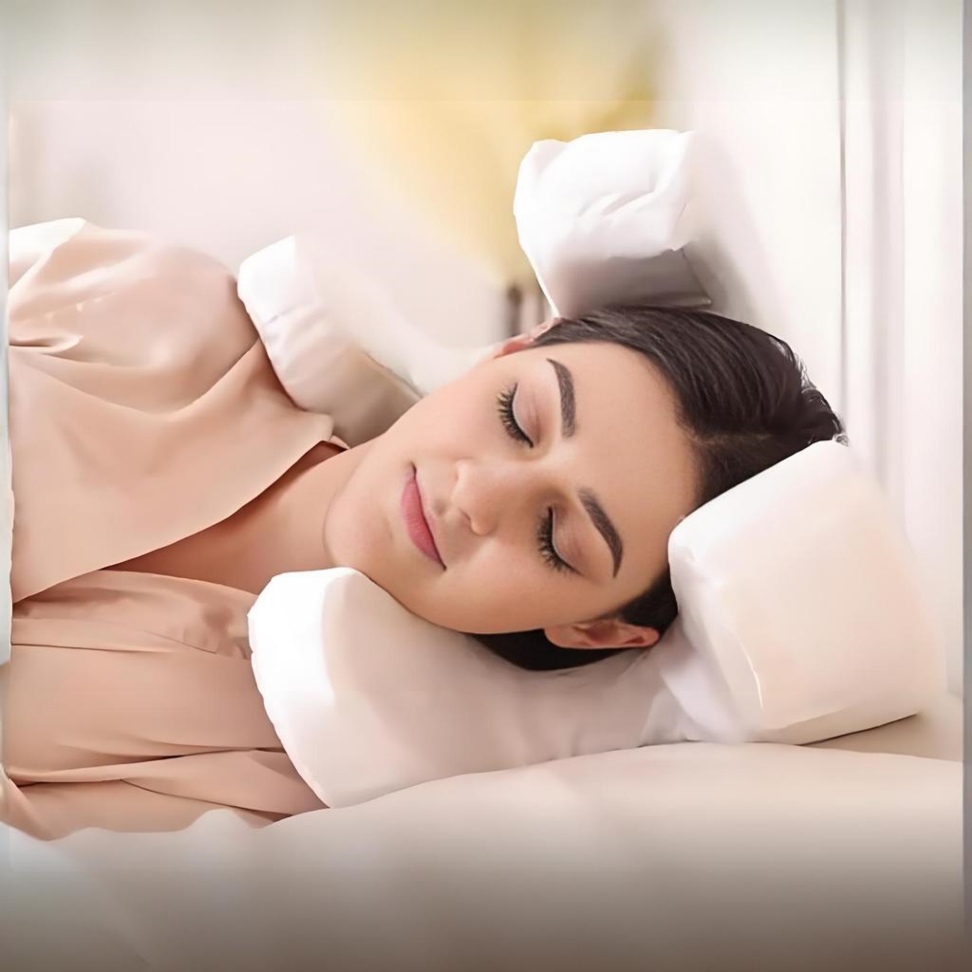 Memory Foam Face Pillow for Wrinkle Prevention and Anti-Aging