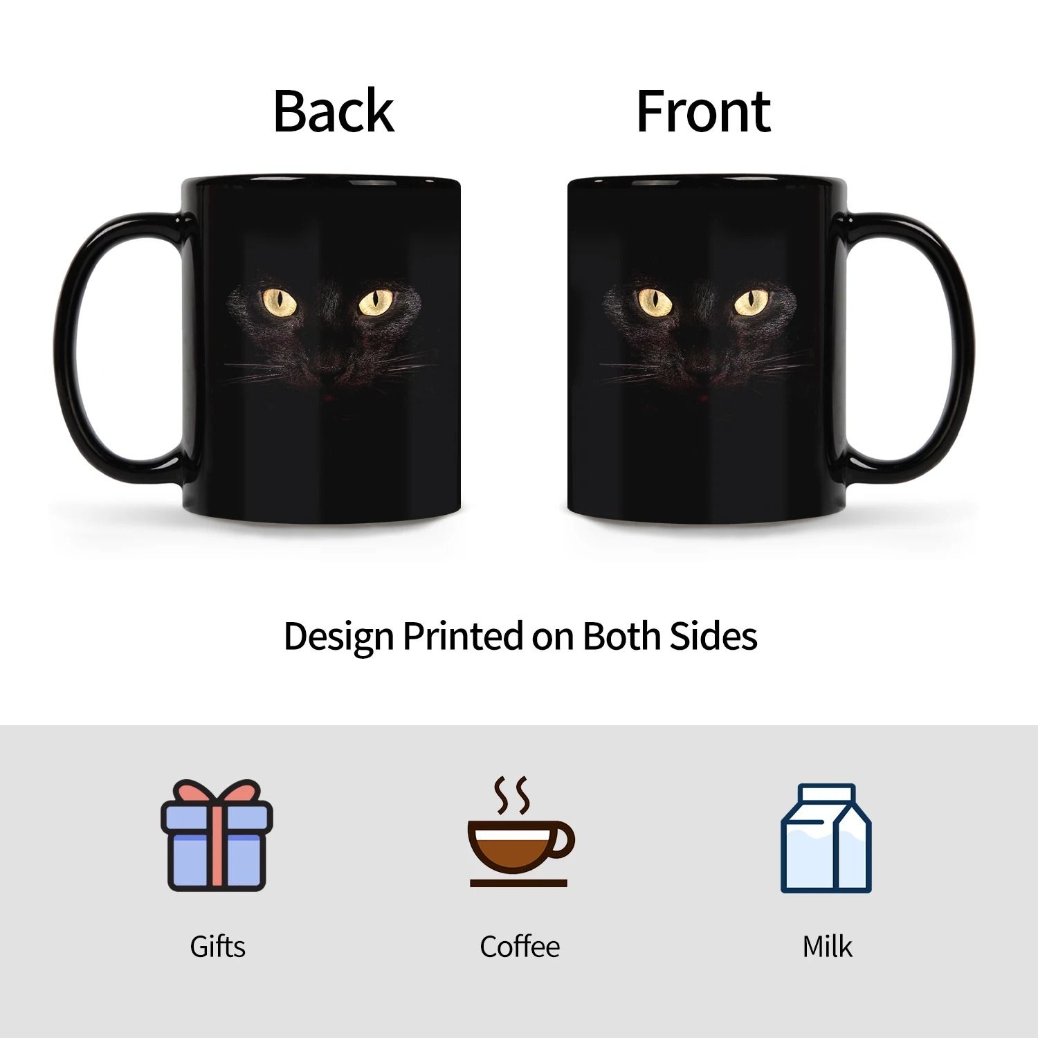 Black Cat Artisanal Coffee Mug