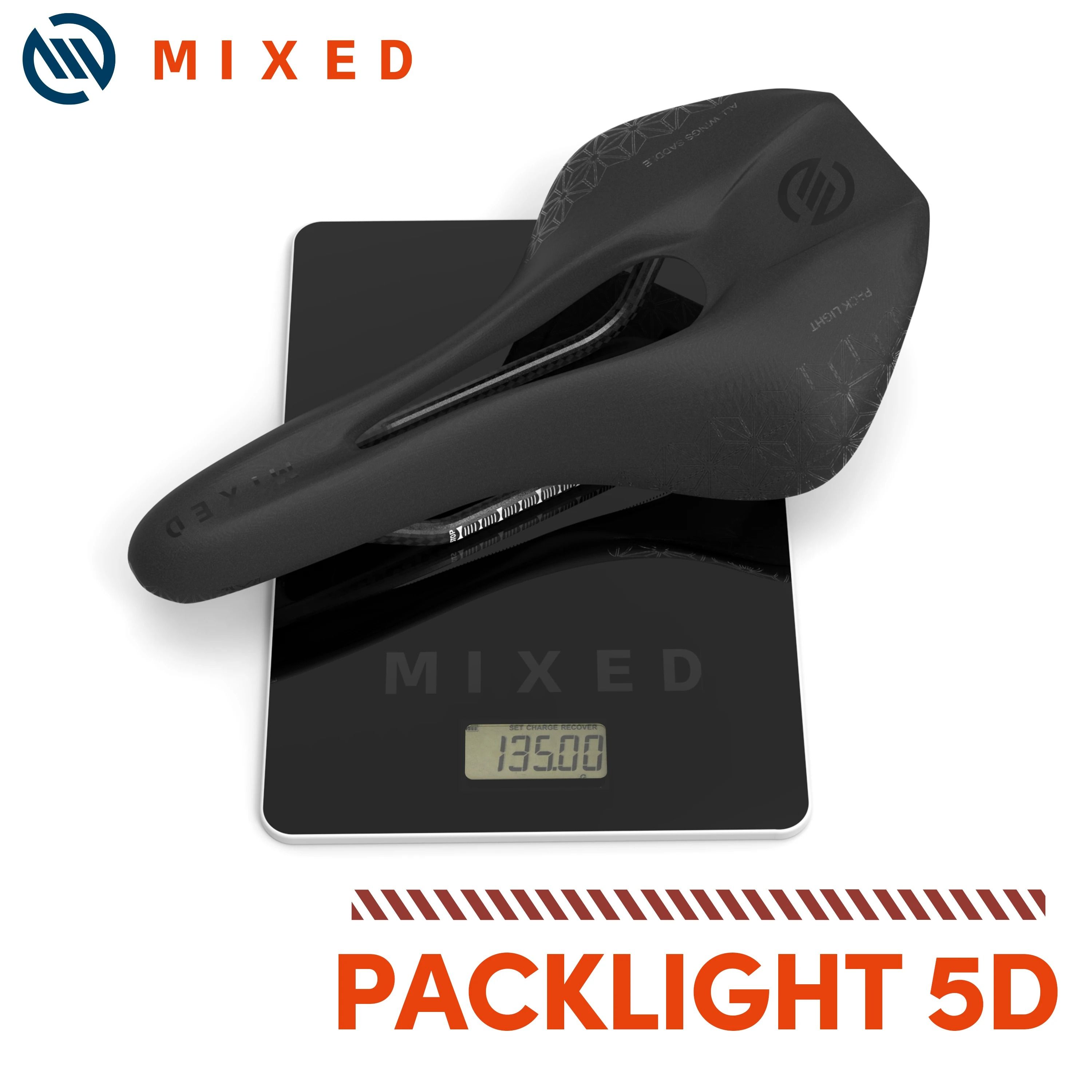Lightweight Carbon Fiber Bike Saddle 143mm