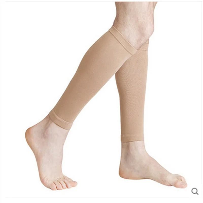 Medical Calf Compression Stockings Knee High Open Toe Pressure Socks