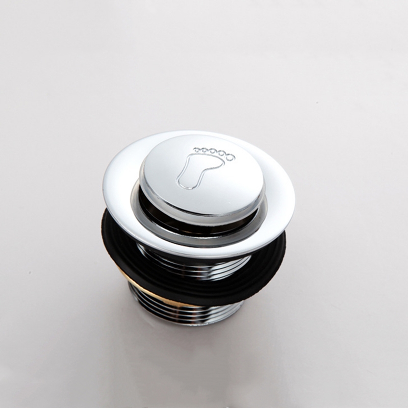 Premium Brass Pop Up Bathtub Drain Plug Universal Bathroom Sink Stopper Kit