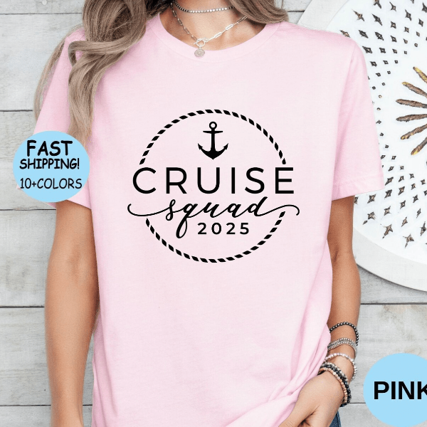 Cruise Squad 2025 Shirt – Matching Family Cruise Vacation Tee