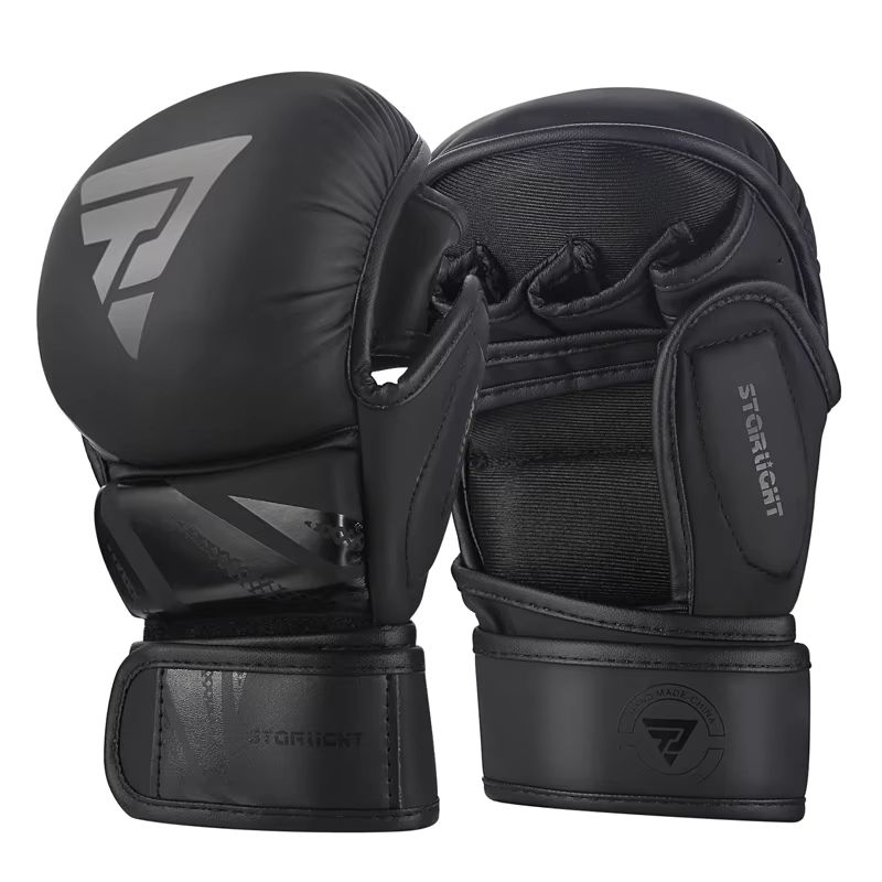 Professional PU Leather MMA Boxing Gloves – Durable Training Gloves for Muay Thai, Karate & Martial Arts