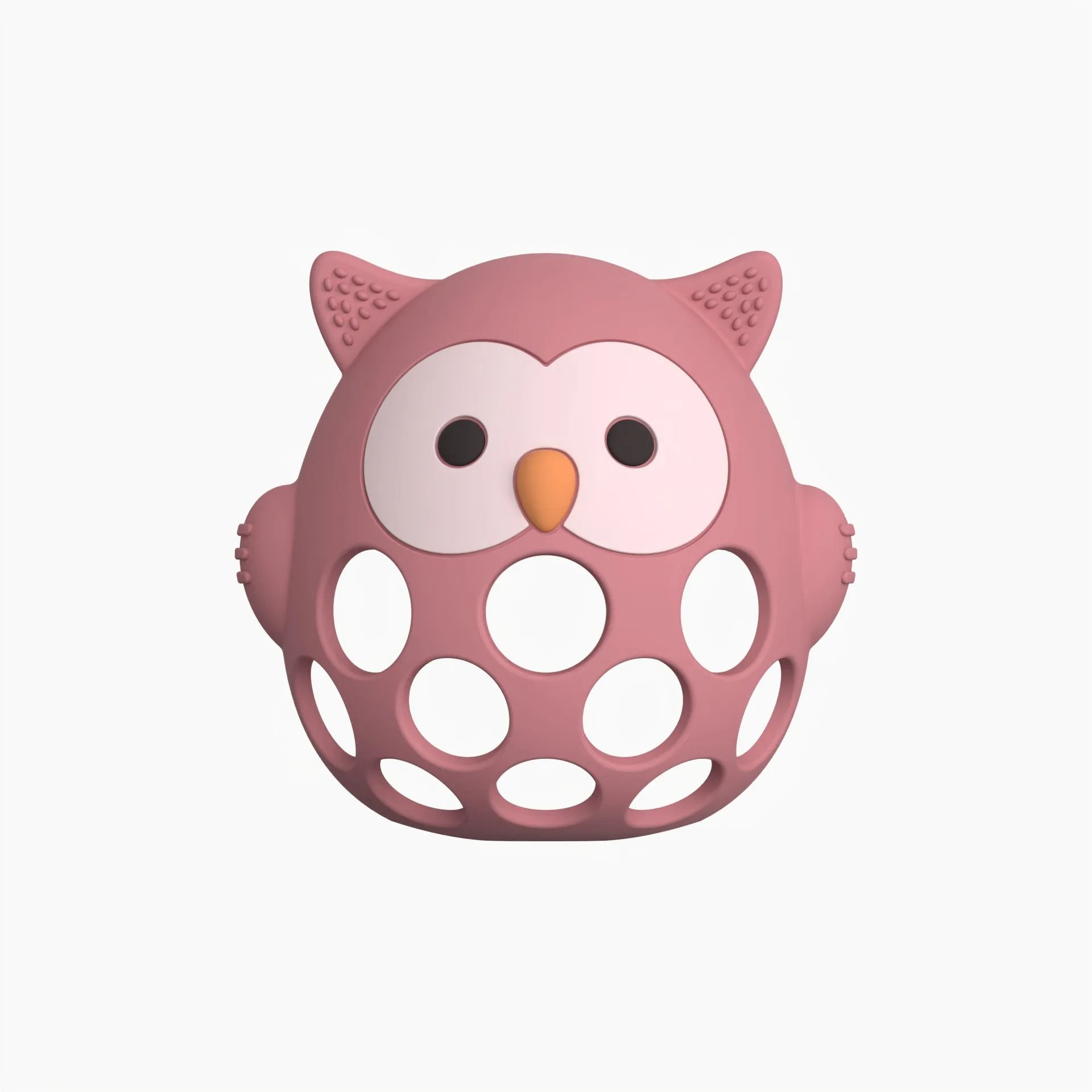 Hoot-Soothe Silicone Owl Teething Mitten