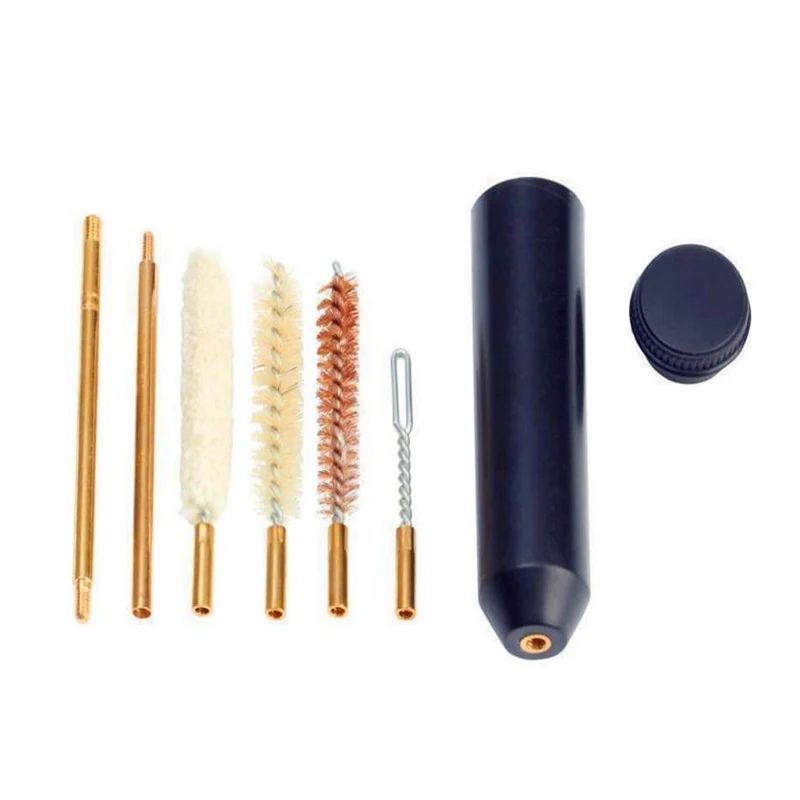 7-Piece 9mm Pistol Cleaning Kit for Handguns – Compact Gun Cleaning Brush Set
