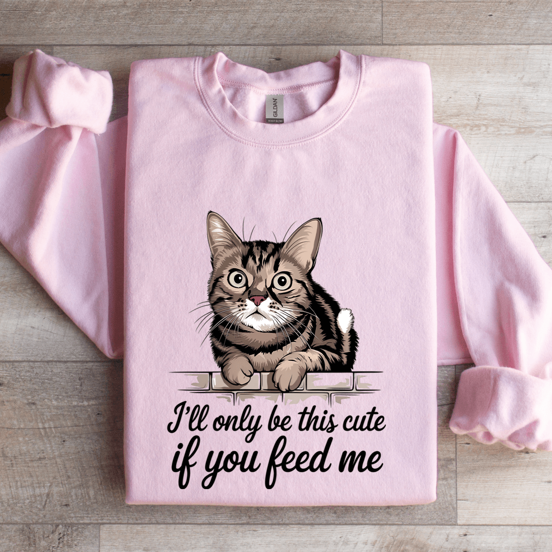 I'll Only Be This Cute If You Feed Me Sweatshirt