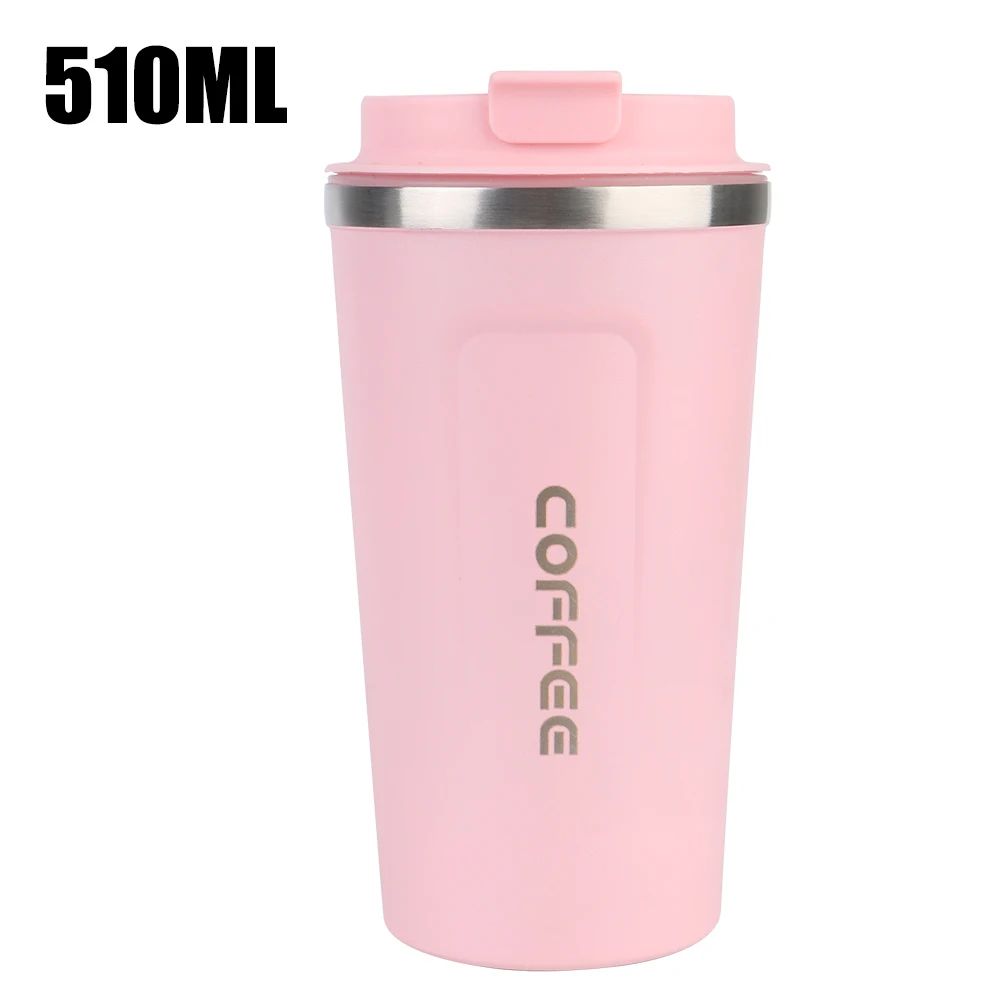 Thermo Cafe Double Wall Stainless Steel Travel Mug – Leakproof Coffee Thermos Cup