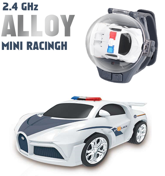 Mini Watch Car Parent Child Interaction, Remote Control Car Electric Alloy, Children's Watch Racing Toy Gift