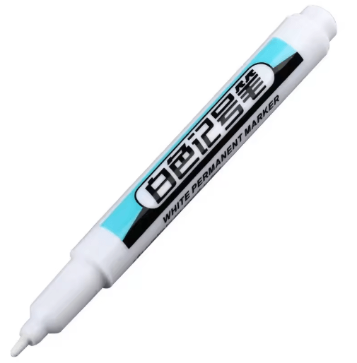 Precision White Oil Marker – Waterproof Fine Tip Permanent Paint Pen