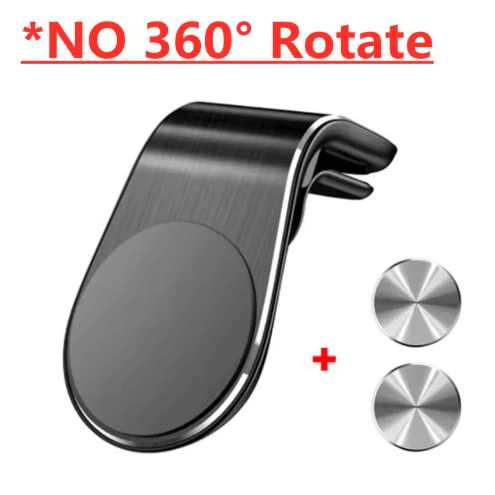 Universal Magnetic Air Vent Car Phone Holder – Compact GPS Smartphone Mount