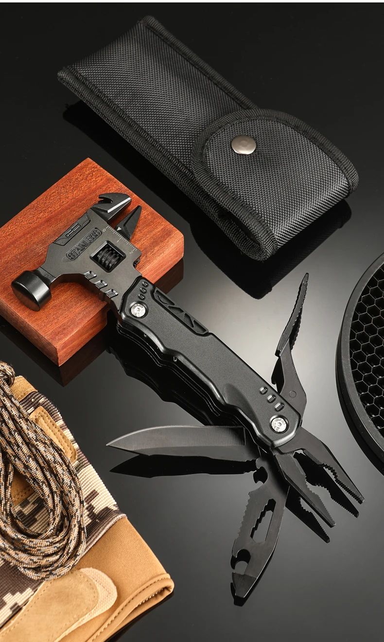 Multifunction Folding Wrench Hammer Tool