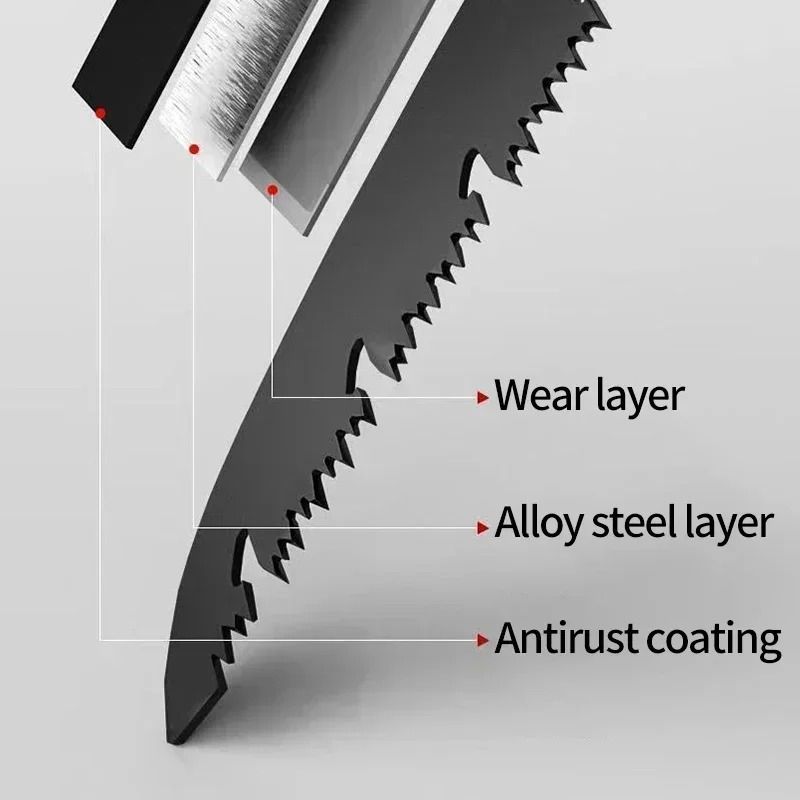 Folding Portable Hand Saw For Outdoor Woodworking And Gardening