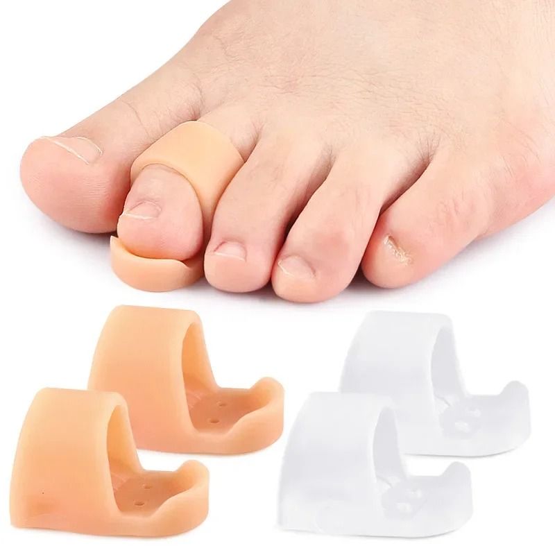 Silicone Toe Straightener and Bunion Relief Pad Set