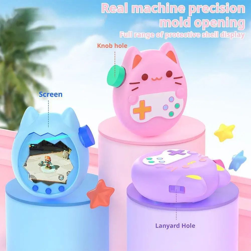 Tamagotchi Paradise Liquid Silicone Protective Case Anti Drop Soft Cover