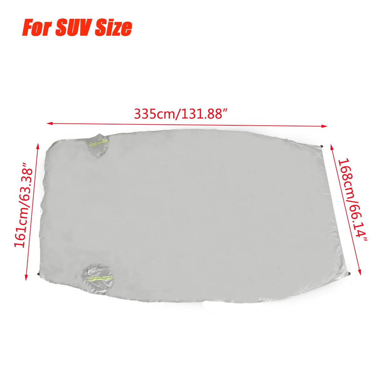 Universal Half Car Cover, Waterproof Car Sun Shade Cover, Sun UV, Snow, Dust, Rain Resistant, Durable Covers Car Care