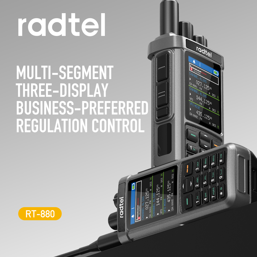 Ham Radio with Cross Band Repeater, Short Wave HF SSB CB Walkie Talkie, USB-C