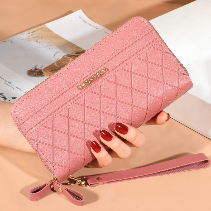Luxury Women's Wallet, Double Zipper Clutch, PU Leather, Tassel Coin Purse, Card Holder, Money Phone Bag