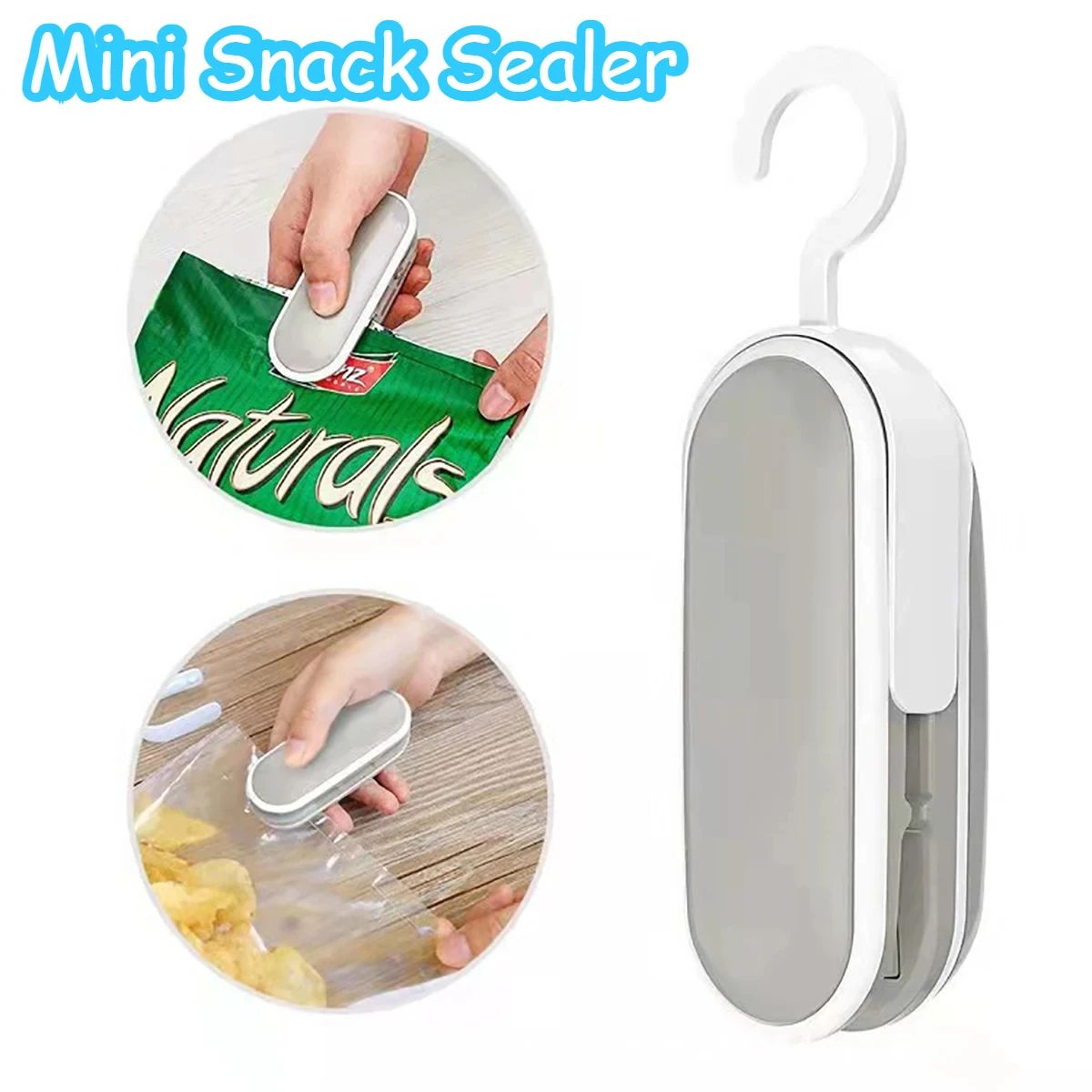 Mini Bag Sealer Portable Heat Sealer for Snacks and Food Storage