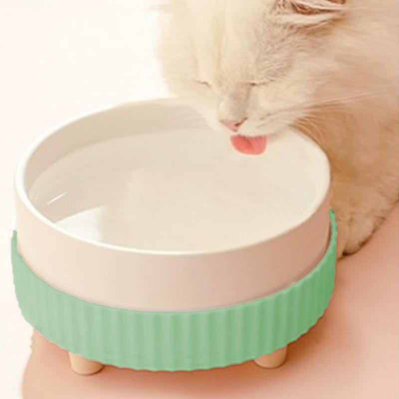 Rechargeable Pet Water Heating Bowl, Heated Cat Bowl, Detachable Ceramic